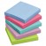 SUPER STICKY PADS, 3 X 3, FIVE TROPIC BREEZE COLORS, 12 90-SHEET PADS/PACK