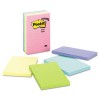 ORIGINAL PADS IN PASTEL COLORS, 4 X 6, LINED, FIVE COLORS, 5 100-SHEET PADS/PACK