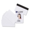 PVC ID BADGE CARD, MAGNETIC STRIPE, 3-3/8 X 2-1/8, WHITE, 100/PACK