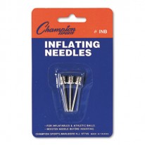 NICKEL-PLATED INFLATING NEEDLES FOR ELECTRIC INFLATING PUMP, 3 NEEDLES/PACK