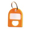 REPLACEMENT KEY TAGS, 3/4 X 1, PLASTIC, YELLOW, 8/PACK