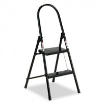 #560 STEEL QWIK STEP PLATFORM LADDER, 16-7/8W X 19-1/2 SPREAD X 41H, BLACK