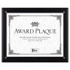 AWARD PLAQUE, WOOD/ACRYLIC FRAME, FITS UP TO 8-1/2 X 11, BLACK