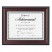 ROSEWOOD DOCUMENT FRAME, WALL-MOUNT, WOOD, 8 1/2 X 11