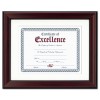 ROSEWOOD DOCUMENT FRAME, WALL-MOUNT, WOOD, 11 X 14