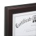 ROSEWOOD DOCUMENT FRAME, WALL-MOUNT, WOOD, 11 X 14