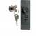 LOCKING KEY CABINET, 36-KEY, BRUSHED ALUMINUM, SILVER, 11 7/8 X 4 3/4 X 11