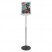 SHERPA INFOBASE SIGN STAND, ACRYLIC/METAL, 40