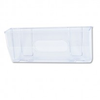 OVERSIZED MAGNETIC WALL FILE POCKET, LEGAL/LETTER, CLEAR