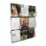 MULTI-POCKET WALL-MOUNT LITERATURE SYSTEMS, 27-3/8W X 2-7/8D X 35-1/4H, CLEAR/BK