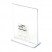 STAND-UP DOUBLE-SIDED SIGN HOLDER, PLASTIC, 8 1/2 X 11, CLEAR