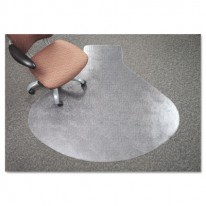 SUPERMAT VINYL CHAIR MAT FOR FIRM COMMERCIAL CARPETS, BEVELED, 60 X 66