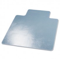 SUPERMAT STUDDED BEVELED MAT FOR MED PILE CARPET, 45W X 53H, CLEAR