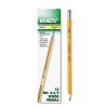 ORIOLE WOODCASE PENCIL, F #2.5, YELLOW BARREL, 12/PACK