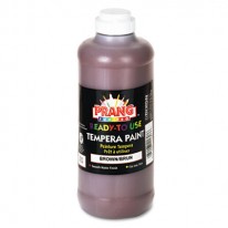 READY-TO-USE TEMPERA PAINT, BROWN, 16 OZ