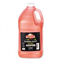 READY-TO-USE TEMPERA PAINT, ORANGE, 1 GAL