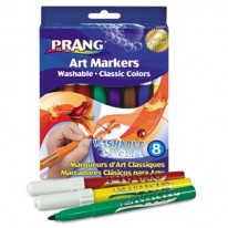 WASHABLE MARKERS, EIGHT ASSORTED COLORS, 8/SET