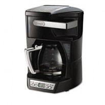 PROGRAMMABLE 12-CUP COFFEE MAKER, STAINLESS STEEL, BLACK