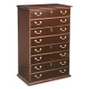 GOVERNOR'S SERIES FOUR-DRAWER LATERAL FILE, LAMINATE, 36W X 22D X 56H, MAHOGANY