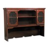GOVERNORS SERIES HUTCH FOR KNEESPACE CREDENZA, 60W X 13D X 46H, MAHOGANY