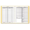 BOOKKEEPING RECORD, TAN VINYL COVER, 128 PAGES, 8 1/2 X 11 PAGES
