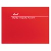 RENTAL PROPERTY RECORD BOOK, 8 1/2 X 11, 60-PAGE WIREBOUND BOOK