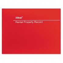 RENTAL PROPERTY RECORD BOOK, 8 1/2 X 11, 60-PAGE WIREBOUND BOOK