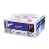 DOUBLE ZIPPER BAGS, PLASTIC, 1 GAL, 1.75 MIL, CLEAR W/WRITE-ON PANEL, 250/BOX