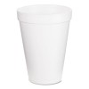 DRINK FOAM CUPS, 12 OZ., WHITE, 40 BAGS OF 25/CARTON