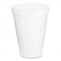 DRINK FOAM CUPS, 12 OZ, WHITE, 1000/CARTON