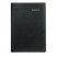 BONDED LEATHER JOURNAL, BLACK, 160 GOLD-EDGED PAGES, 5 1/2 X 7 3/4