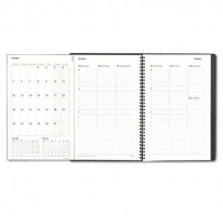 DUALVIEW WEEKLY/MONTHLY PLANNER, 5-1/2 X 8-1/2, GRAY, 2013