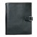 VERONA LEATHER ORGANIZER STARTER SET WFLEX-TAB CLOSURE, 5-1/2 X 8-1/2, BLACK