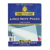 LINED NOTE PADS FOR ORGANIZER, 8-1/2 X 11, 48 SHEETS/PACK