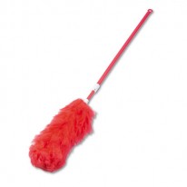 LAMBSWOOL EXTENDABLE DUSTER, PLASTIC HANDLE EXTENDS 35