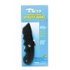 SURGRIP UTILITY KNIFE W/CONTOURED PLASTIC HANDLE & RETRACTABLE BLADE, BLACK