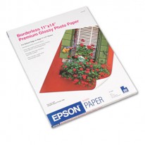 PREMIUM PHOTO PAPER, 68 LBS., HIGH-GLOSS, 11 X 14, 20 SHEETS/PACK