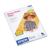 GLOSSY PHOTO PAPER, 60 LBS., GLOSSY, 8-1/2 X 11, 50 SHEETS/PACK