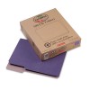 RECYCLED FILE FOLDERS, 1/3 CUT TOP TAB, LETTER, VIOLET, 100/BOX