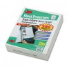 TOP-LOAD POLY/VINYL SHEET PROTECTORS, ARCHIVAL WT, LETTER, CLEAR, 200/BOX