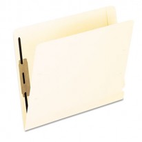 LAMINATE FOLDER, TWO FASTENERS, STRAIGHT END TAB, 11 PT. MANILA, LETTER, 50/BOX