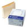 DOUBLE-PLY TABBED FILE JACKET WITH TWO INCH EXPANSION, LETTER, MANILA, 50/BOX