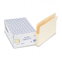 ONE INCH EXPANSION FILE, 25 POCKETS, STRAIGHT CUT, MANILA, LEGAL, 25/BOX
