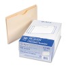 DOUBLE-PLY TABBED FILE JACKET WITH ONE INCH EXPANSION, LEGAL, MANILA, 50/BOX