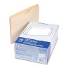 DOUBLE-PLY TABBED FILE JACKET WITH 1 1/2 INCH EXPANSION, LEGAL, MANILA, 50/BOX