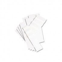 BLANK INSERTS FOR HANGING FILE FOLDERS, 1/5 TAB, TWO INCH, WHITE, 100/PACK