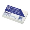 RULED INDEX CARDS, 3 X 5, WHITE, 100/PACK