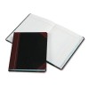 RECORD/ACCOUNT BOOK, JOURNAL RULE, BLACK/RED, 300 PAGES, 9 5/8 X 7 5/8