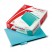 REINFORCED HANGING FILE FOLDERS, LETTER, AQUA, 25/BOX