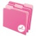 INTERIOR FILE FOLDERS, 1/3 CUT TOP TAB, LETTER, PINK, 100/BOX